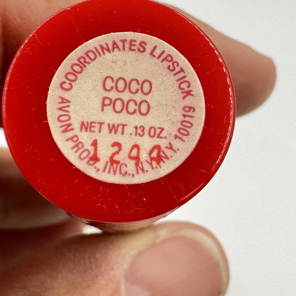 Avon Coordinates Lipstick Coco Poco Vintage 1983